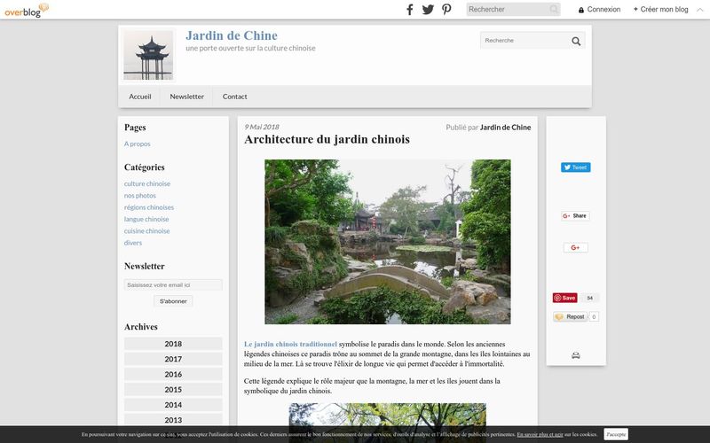 Architecture du jardin chinois - Jardin de Chine