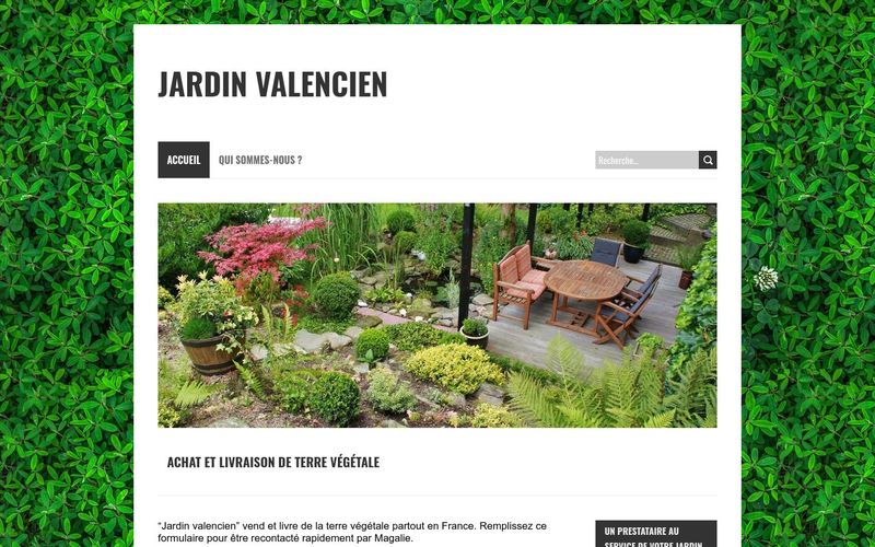 Jardin Valencien - Fournisseur de terre végétale